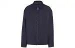 PRADA Jackets Men's Blue Pointed Collar Moderate Other