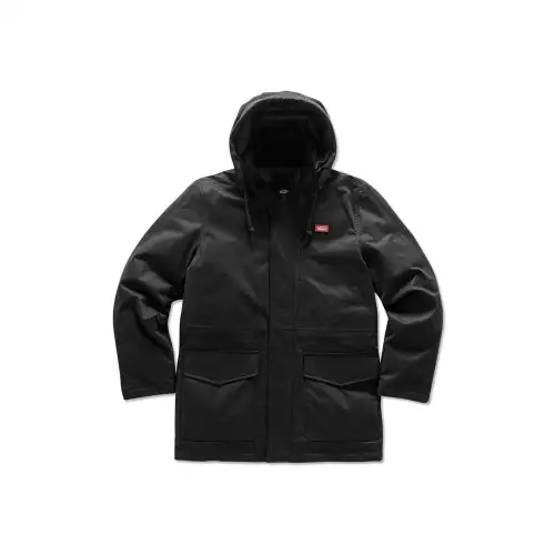 Vans Down Jackets Men's Black Hooded Moderate Down Jacket