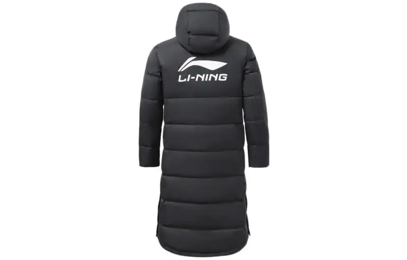 Li Ning Down Jackets Men's Black Detachable Hood Thickened Other