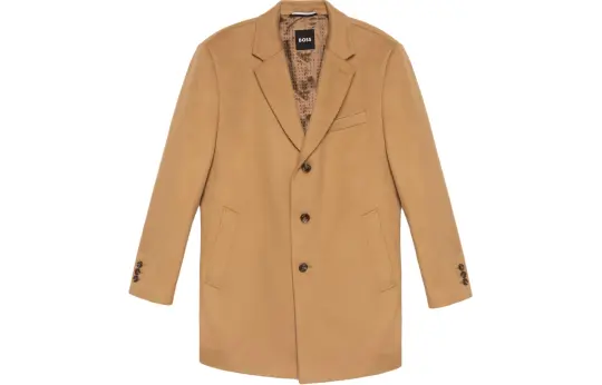 HUGO BOSS FW22 Coat Men's Khaki