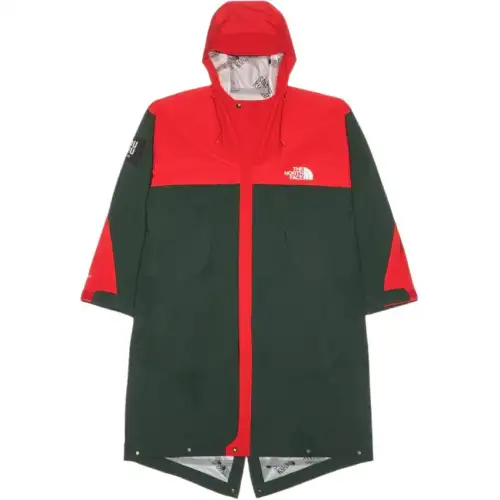 THE NORTH FACE FW23 Outdoor Hiking Waterproof, Windproof, And Breathable Windbreaker Jacket Unisex Red
