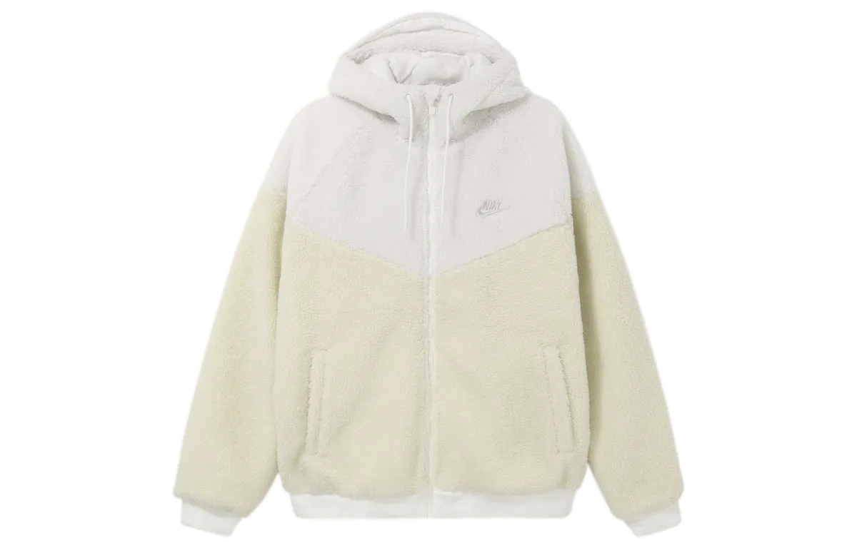Nike Velvet Jackets Men's Yellow Hooded Moderate Straight Fit