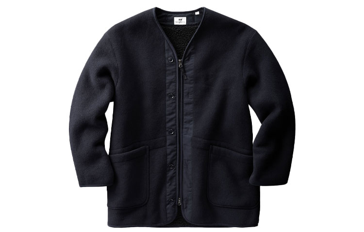 UNIQLO X Engineered Garments Fleece Collarless Coat US Sizing