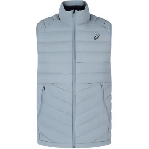 ASICS Vests Men's Blue Stand Collar Moderate Other