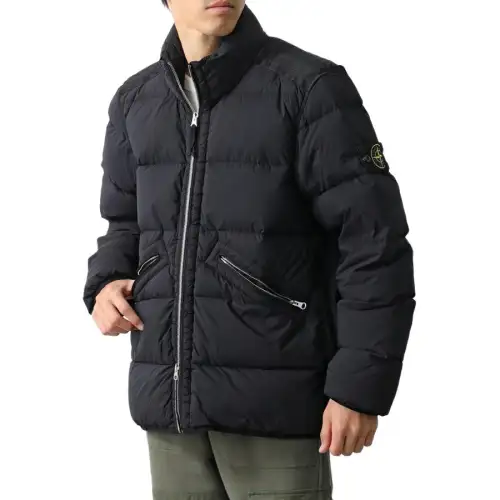 STONE ISLAND Down Jacket Unisex Marine Blue