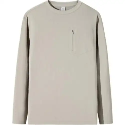Anta Sweatshirt Men's Gray Beige Coffee