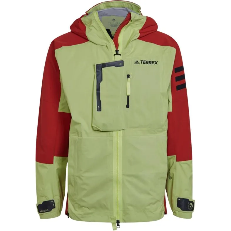 Adidas Jackets & Coats Men's Sour Green/Red