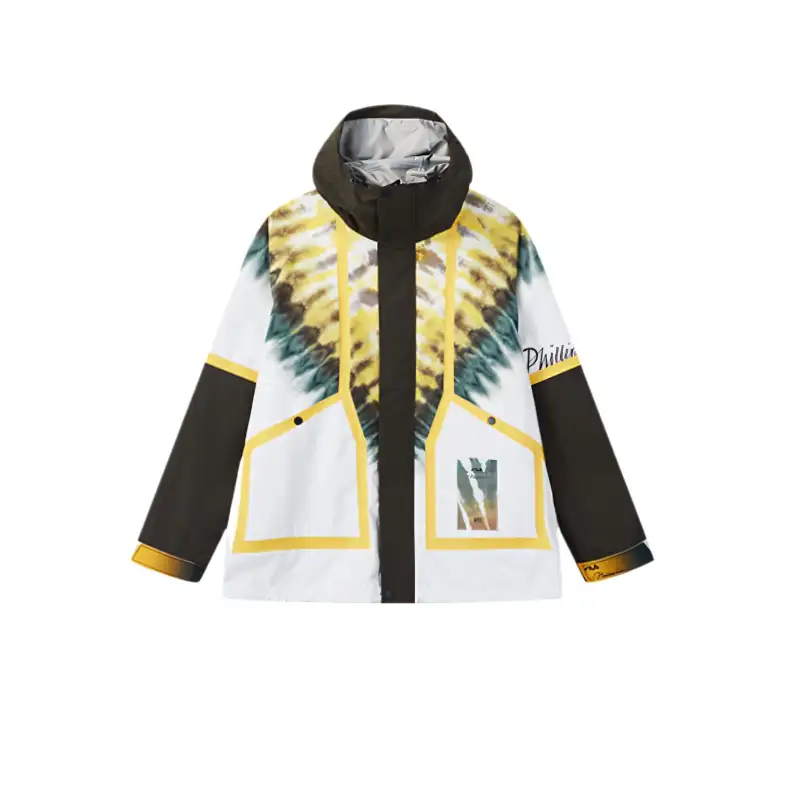 FILA Jackets & Coats Men's Champagne White