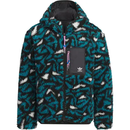 Adidas Originals REVERSIBLE ALLOVER PRINT Jackets & Coats Unisex Black