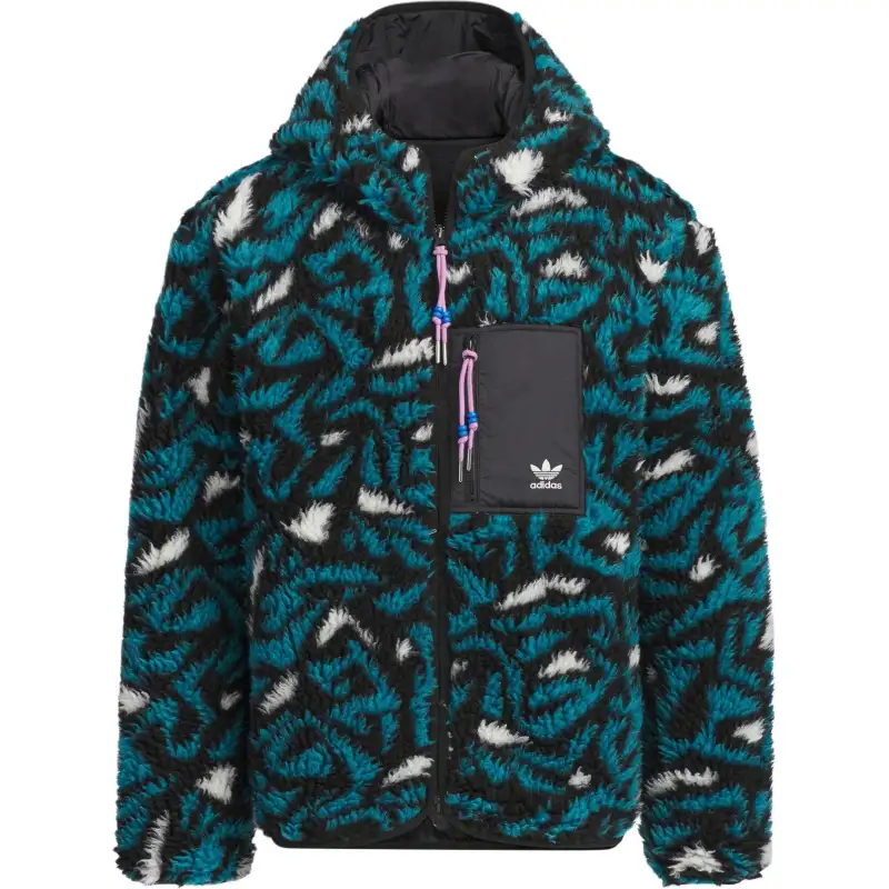 Adidas Originals REVERSIBLE ALLOVER PRINT Jackets & Coats Unisex Black