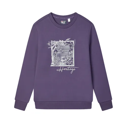 FILA Sweatshirt Men's Dark Night Dark Purple