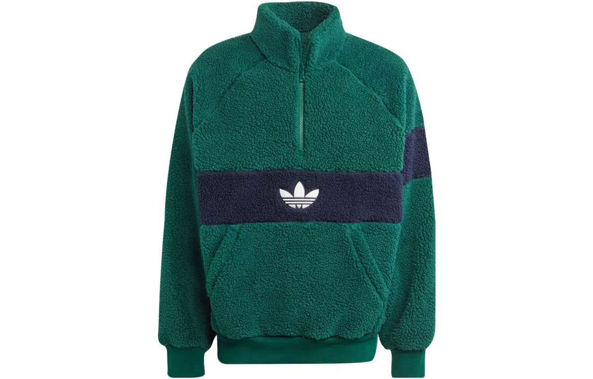 Adidas Originals FRIFTA Winter Fleece Jacket Velvet feel Coat Men's Green