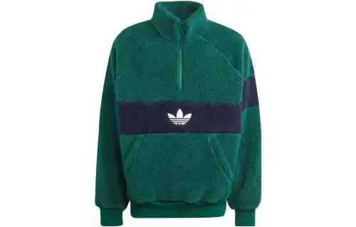 Adidas Originals FRIFTA Winter Fleece Jacket Velvet feel Coat Men's Green