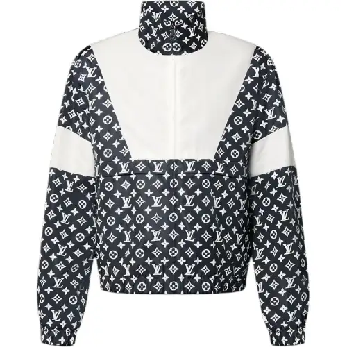 Lv Monogram Printed Technical Track Top