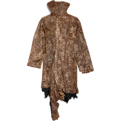 Balenciaga FW24 Coat Regular Fit Unisex Dark Beige