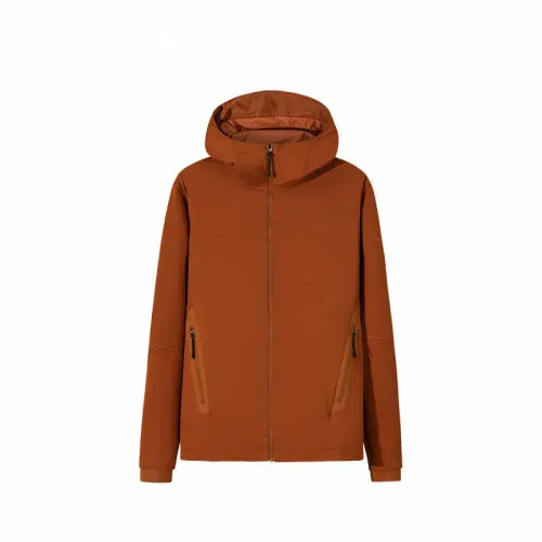 Anta Puffer Jacket Men's Melon Brown Orange