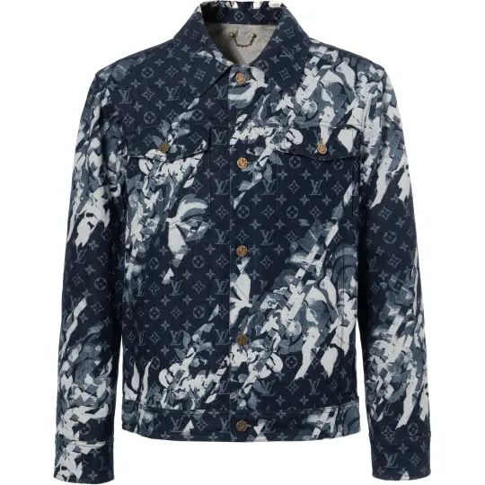 LOUIS VUITTON Jackets & Coats Men's Blue