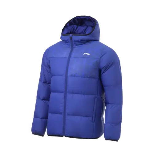 Li Ning Table Tennis Collection Down Jacket Men's Royal Blue