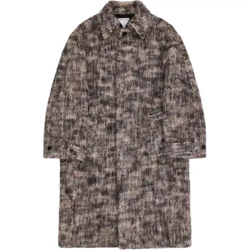 Bottega Veneta Mid Length Brushed Coat