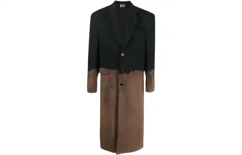 Vetements Coats Men's Black Brown Moderate