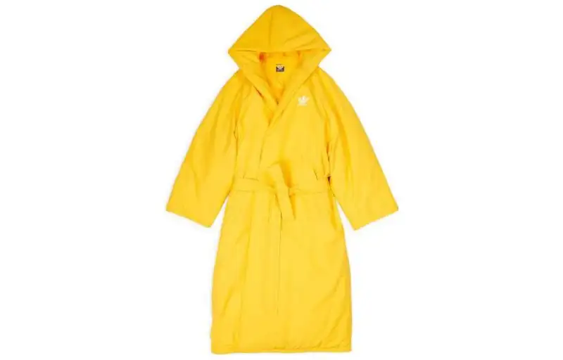 Balenciaga Coats Men's Yellow Hooded Moderate