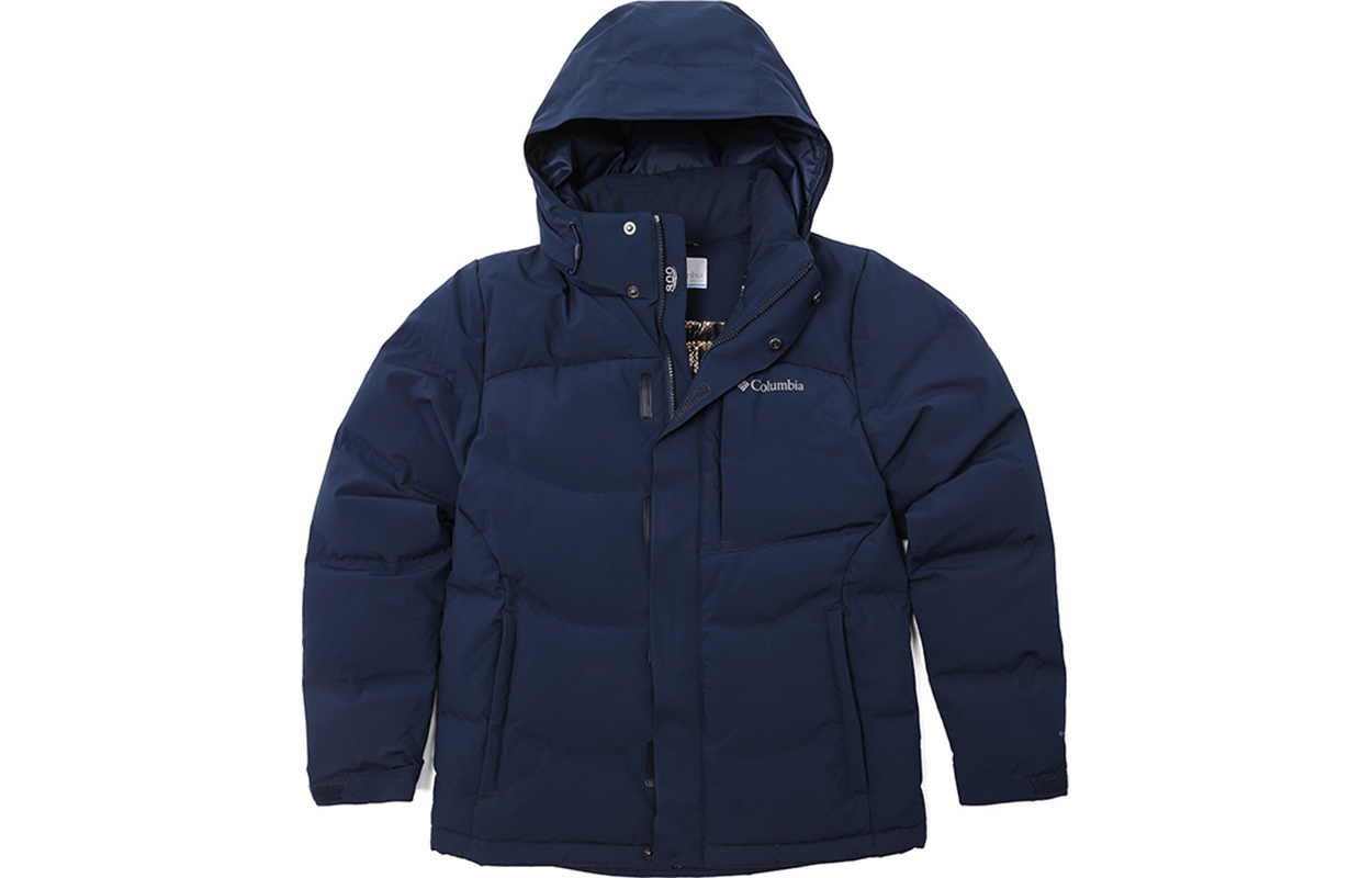 Columbia City Outdoor Collection Print Down Jacket Men's Blue