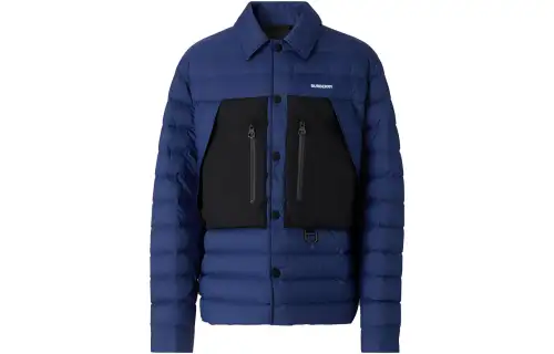 Burberry Down Jacket Men's Blue