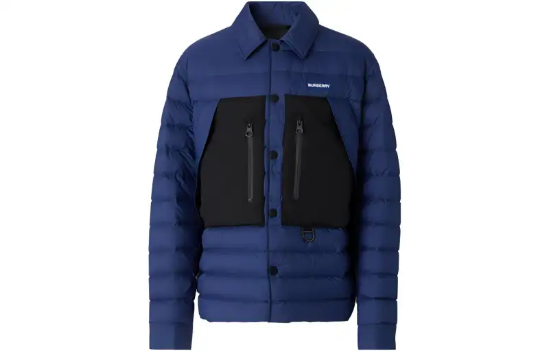Burberry Down Jacket Men's Blue