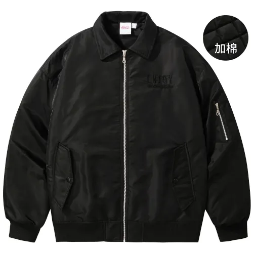 Coca Cola Puffer Jackets Unisex Lapel Moderate