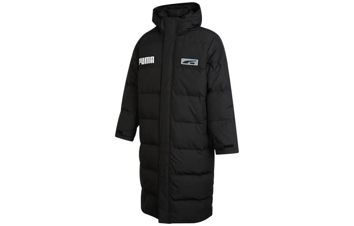 PUMA Down Jackets Unisex Black Hooded Moderate Other