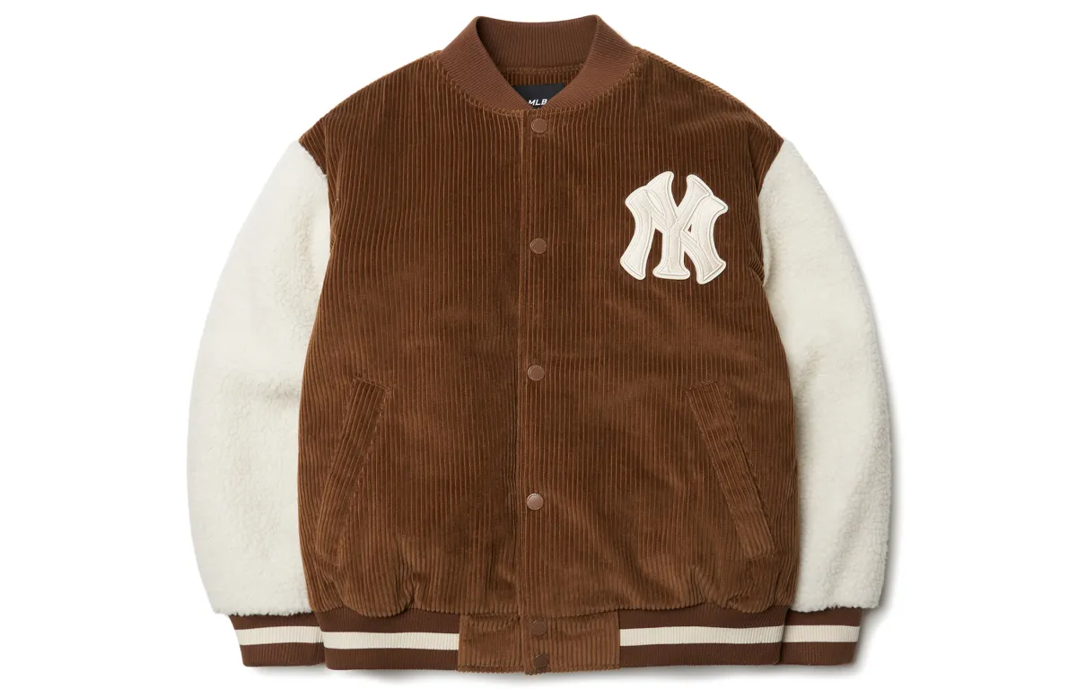 MLB Baseball Jacket Unisex Brown