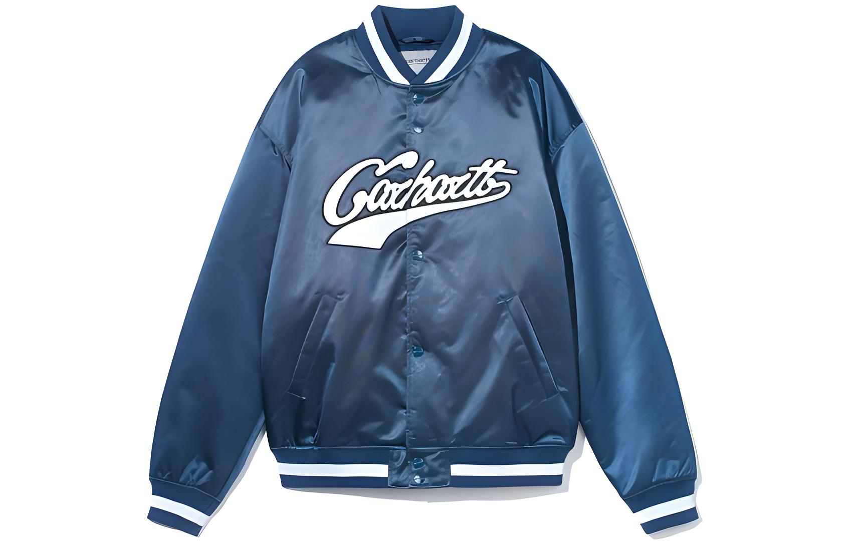 Мужская куртка Carhartt Carhartt WIP FW22 Logo (синяя)