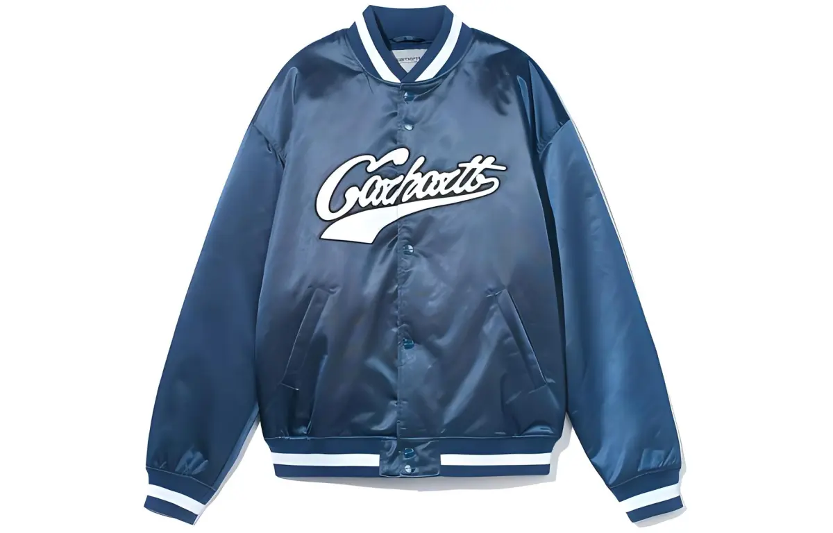 Carhartt WIP Logo print Striped Bomber Jacket