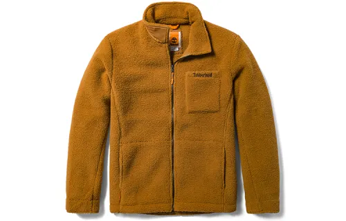 Timberland Velvet Jackets Men's Wheat Square Collar Moderate