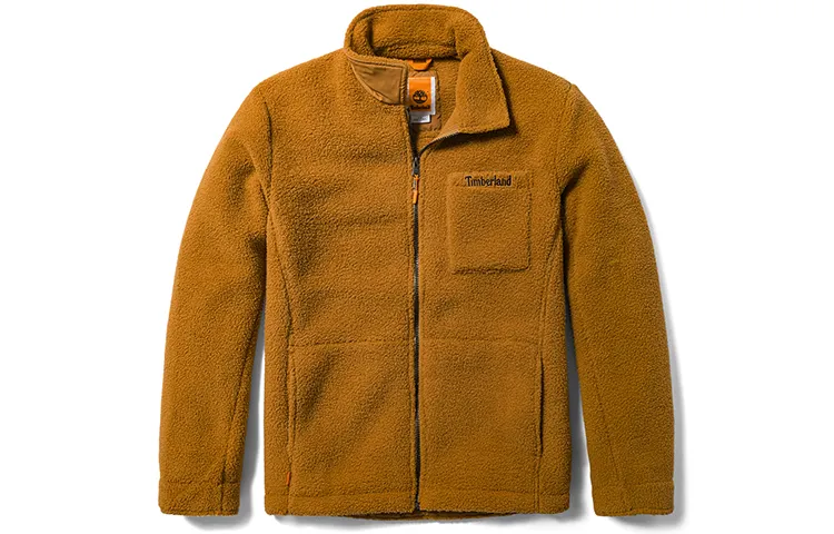 Timberland Velvet Jackets Men's Wheat Square Collar Moderate