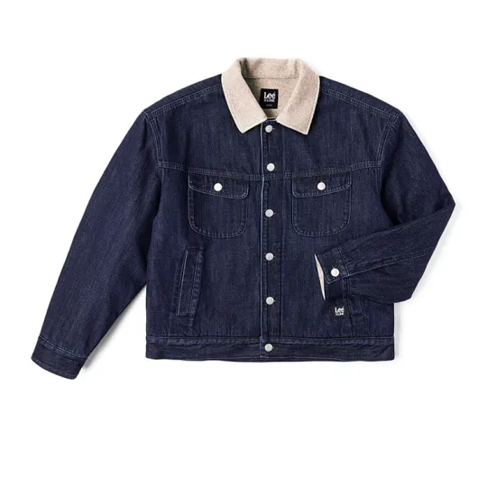 Lee FW24 Denim Jacket Men's Dark Blue