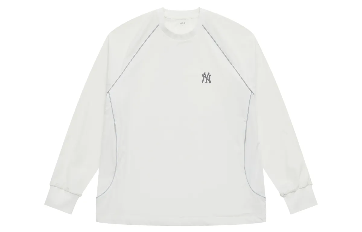 MLB New York Yankees Basic Collection SS25 Sweatshirt Unisex Ivory White