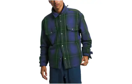 THE NORTH FACE Check-pattern Button-up Shirt Jacket