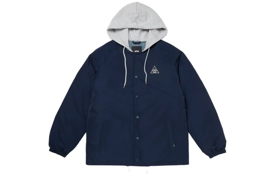 Vans Jackets Men's Marine Blue Hooded (Non-detachable) Moderate