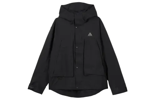 Anta Waterproof Windproof Breathable And Quick Dry Windbreaker Jacket Men's Basic Black