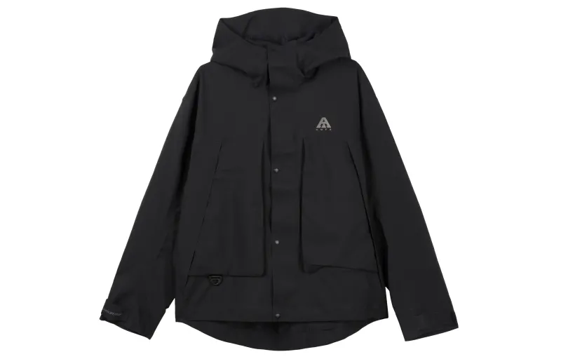 Anta Waterproof Windproof Breathable And Quick Dry Windbreaker Jacket Men's Basic Black