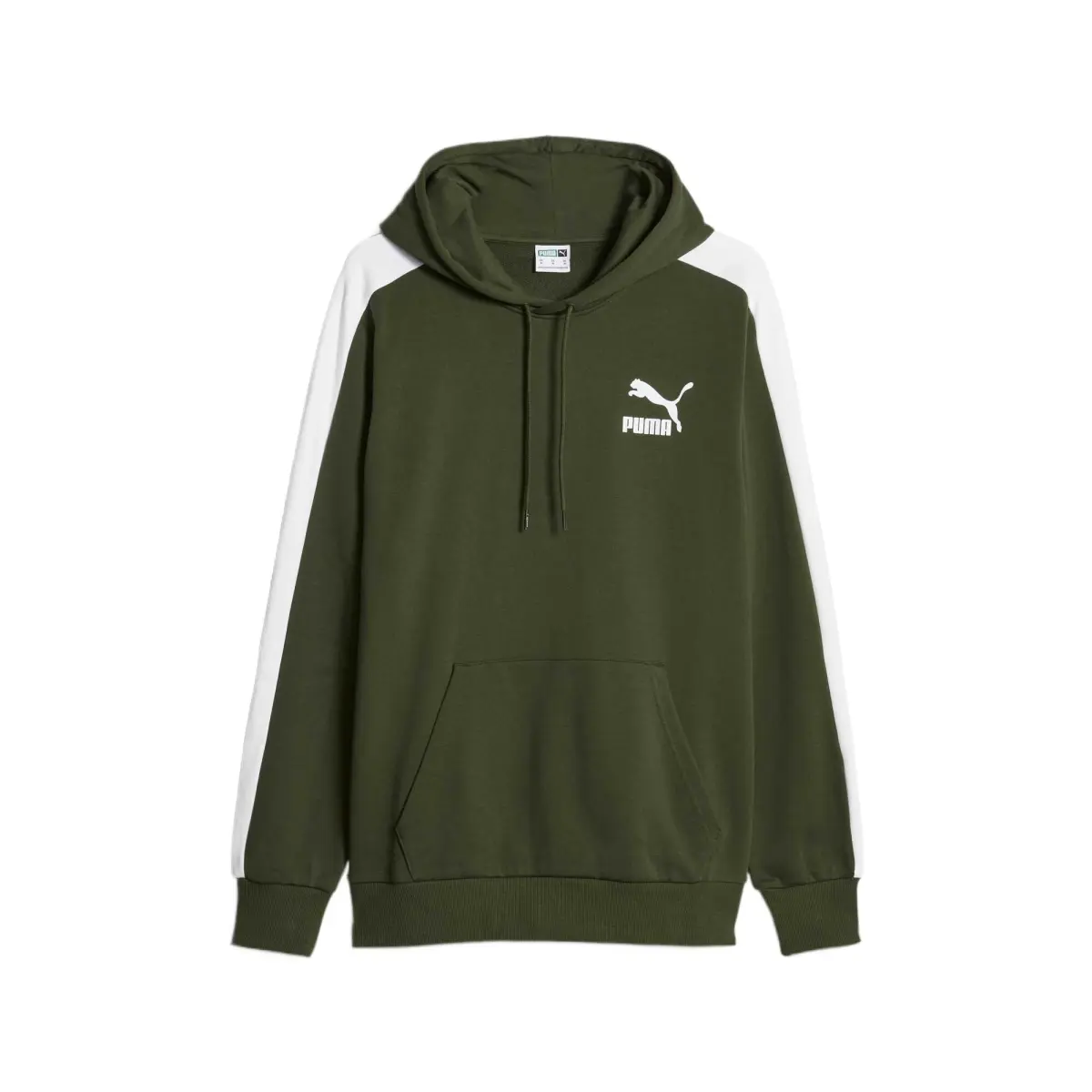 PUMA Sweatshirts Men's Green-31 Hooded Moderate Regular