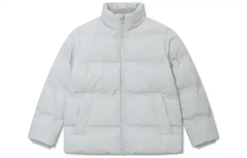 Levis Down Jacket Unisex Gray White