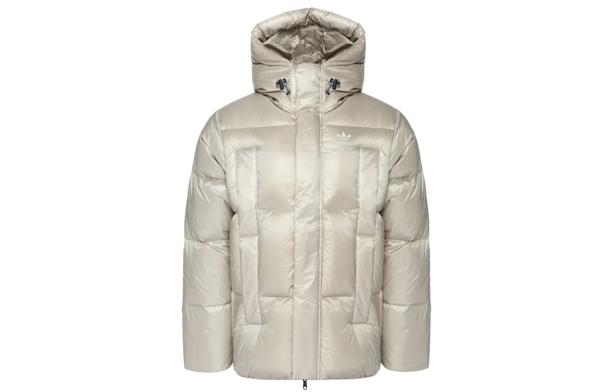 Adidas Originals Down Puffer Heavyweight Down Puffer Jacket Down Jacket Men's Light Khaki