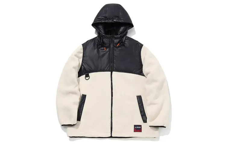 Li Ning Sports Fashion Collection Velvet feel Coat Men's Multicolor