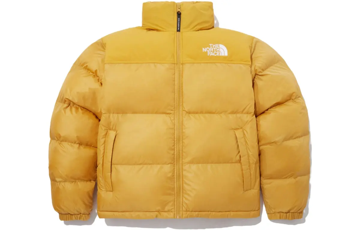 THE NORTH FACE M'S Nuptse On Ball Jacket Gold Yellow Unisex Korea Version