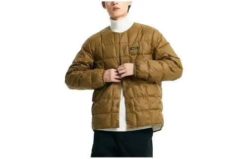 New Balance Jackets Men's Brown Collarless Moderate Other