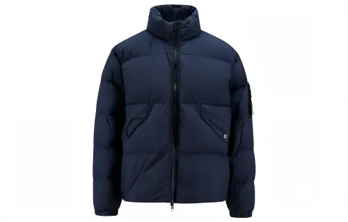 STONE ISLAND Down Jacket Unisex Dark Blue