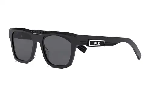 DIOR Square Sunglasses Men's Black