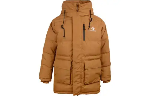Converse Down Jackets Men's Yellow Hooded Moderate Other